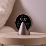 lexon conic radio alarm clock with fm & built in bluetooth speaker grey lexon conic radio alarm clock with fm & built in bluetooth speaker grey