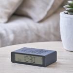 lexon flip mini reversible alarm clock grey lexon flip mini reversible alarm clock grey