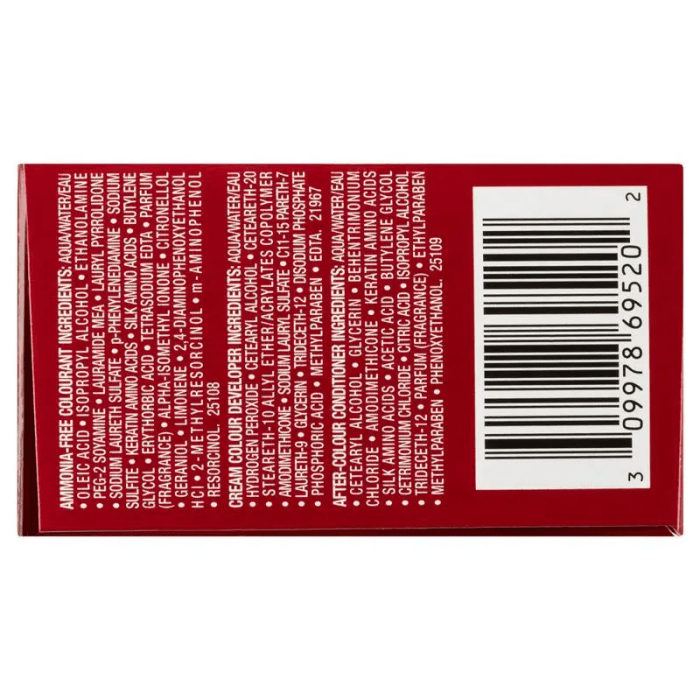 revlon colorsilk 20 brown black permanent 3d hair colour w/ keratin brown/black
