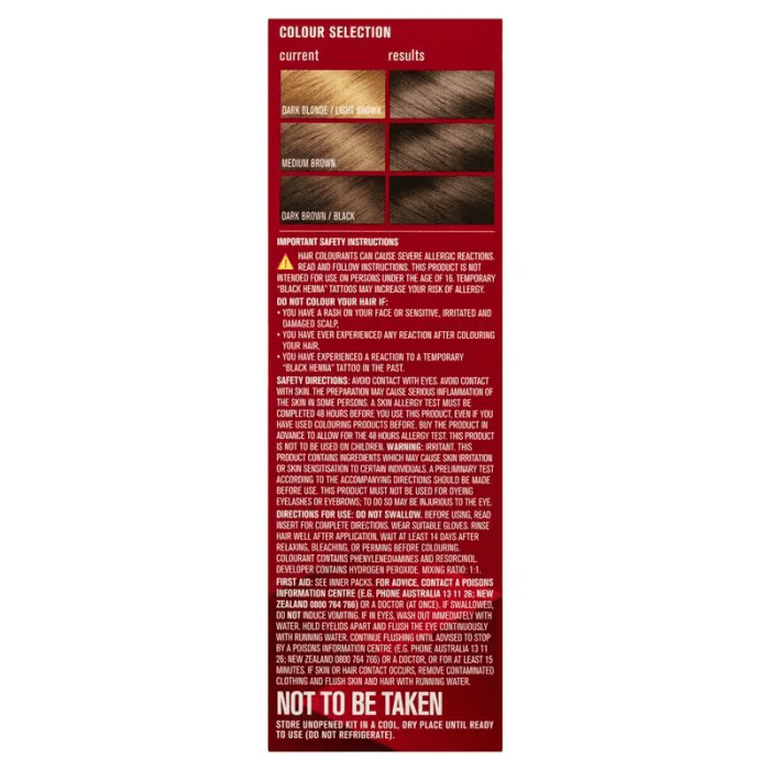 revlon colorsilk 20 brown black permanent 3d hair colour w/ keratin brown/black