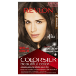 revlon colorsilk 20 brown black permanent 3d hair colour w/ keratin brown/black