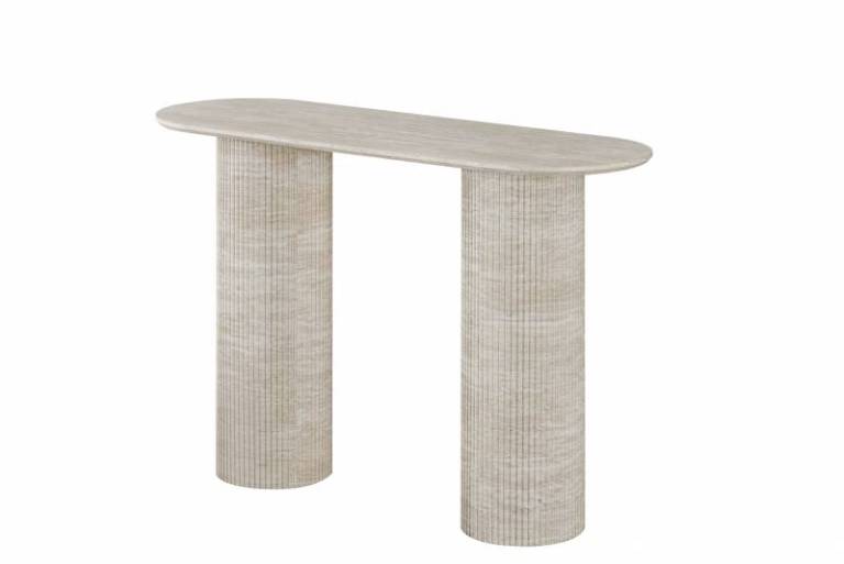 elodie console table travertine 120x78cm elodie console table travertine 120x78cm