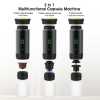 white portable espresso coffee machine universal 3 in 1 capsule, coffee powder, and espresso maker white portable espresso coffee machine universal 3 in 1 capsule, coffee powder, and espresso maker