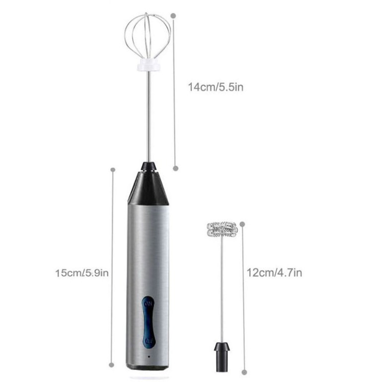 rechargeable electric milk frother, handheld foam maker, coffee frothing wand, whisk for milk, coffee, and baking rechargeable electric milk frother, handheld foam maker, coffee frothing wand, whisk for milk, coffee, and baking
