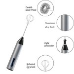 rechargeable electric milk frother, handheld foam maker, coffee frothing wand, whisk for milk, coffee, and baking rechargeable electric milk frother, handheld foam maker, coffee frothing wand, whisk for milk, coffee, and baking