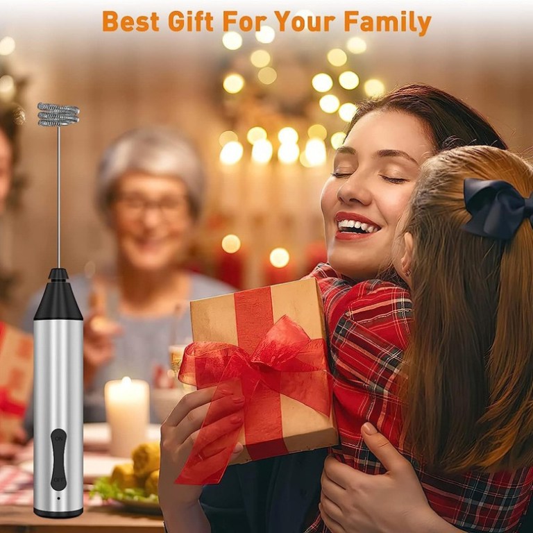 rechargeable electric milk frother, handheld foam maker, coffee frothing wand, whisk for milk, coffee, and baking rechargeable electric milk frother, handheld foam maker, coffee frothing wand, whisk for milk, coffee, and baking