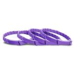 purple calming collars for cats natural anxiety relief, adjustable, 4 pack