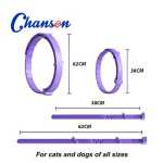 oange calming collars for cats natural anxiety relief, adjustable, 3 pack (2 set/6pcs)