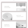 2 piece white mini desktop humidifier portable mist maker for home and car use