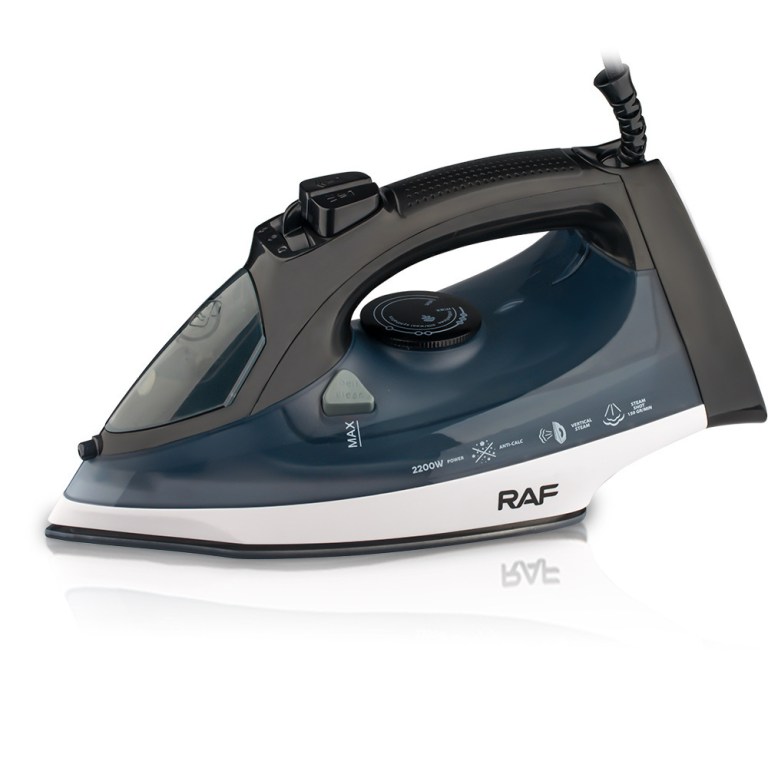 powerful 2200w electric steam iron with ceramic soleplate & vertical steam function(blue) powerful 2200w electric steam iron with ceramic soleplate & vertical steam function(blue)