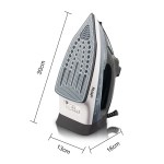 powerful 2200w electric steam iron with ceramic soleplate & vertical steam function(blue) powerful 2200w electric steam iron with ceramic soleplate & vertical steam function(blue)