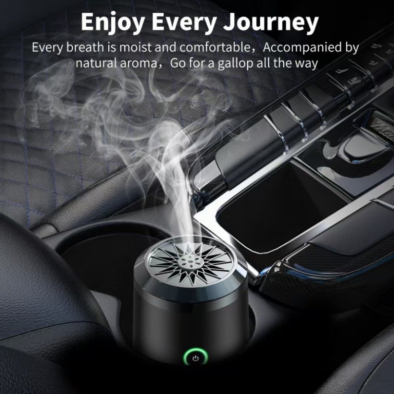 portable electric oud bukhoor incense burner with speaker usb rechargeable aroma diffuser for car and home fits australian cup holders 98mm