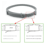 3 pcs luminous night 8 month flea and tick repellent collar for dogs and cats – waterproof, adjustable & safe with natural herbal oils(62cm)