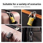 grey tsa approved cable combination padlock 3 digit security lock for travel luggage suitcase gym lockers durable steel wire australian travel essential
