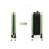 green 20 inch foldable carry on suitcase with 360 spinner wheels and combination lock, lightweight space saving hard shell luggage for australian travel green 20 inch foldable carry on suitcase with 360 spinner wheels and combination lock, lightweight space saving hard shell luggage for australian travel