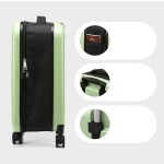 orange 20 inch foldable carry on suitcase with 360 spinner wheels and combination lock, lightweight space saving hard shell luggage for australian travel orange 20 inch foldable carry on suitcase with 360 spinner wheels and combination lock, lightweight space saving hard shell luggage for australian travel