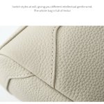 black women genuine first layer cowhide boston bag fashionable handheld crossbody shoulder bag with 115cm adjustable strap