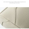 caramel color women genuine first layer cowhide boston bag fashionable handheld crossbody shoulder bag with 115cm adjustable strap