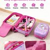 vevor kids luggage set, 2 piece, 45.7 cm hardside rolling wheels suitcase with hard shell backpack, unicorn kids carry on luggage set, holiday birthday present for girls & boys, airline approved vevor kids luggage set, 2 piece, 45.7 cm hardside rolling wheels suitcase with hard shell backpack, unicorn kids carry on luggage set, holiday birthday present for girls & boys, airline approved