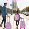 vevor kids luggage set, 2 piece, 45.7 cm hardside rolling wheels suitcase with hard shell backpack, unicorn kids carry on luggage set, holiday birthday present for girls & boys, airline approved vevor kids luggage set, 2 piece, 45.7 cm hardside rolling wheels suitcase with hard shell backpack, unicorn kids carry on luggage set, holiday birthday present for girls & boys, airline approved