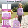 vevor kids luggage set, 2 piece, 45.7 cm hardside rolling wheels suitcase with hard shell backpack, unicorn kids carry on luggage set, holiday birthday present for girls & boys, airline approved vevor kids luggage set, 2 piece, 45.7 cm hardside rolling wheels suitcase with hard shell backpack, unicorn kids carry on luggage set, holiday birthday present for girls & boys, airline approved