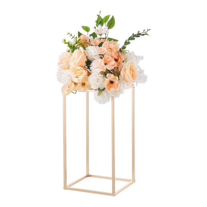 vevor wedding flower stand, 10pcs 40cm column flower stand, floral stands with acrylic laminate, gold rectangular floral display rack for wedding, party, birthday, home, gold centerpiece stands vevor wedding flower stand, 10pcs 40cm column flower stand, floral stands with acrylic laminate, gold rectangular floral display rack for wedding, party, birthday, home, gold centerpiece stands