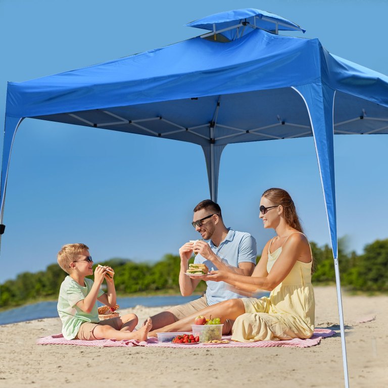 arcadia furniture 3m x 3m outdoor folding tent navy