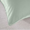 royal comfort mulberry soft silk hypoallergenic pillowcase twin pack 51 x 76cm sage