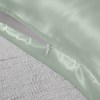 royal comfort mulberry soft silk hypoallergenic pillowcase twin pack 51 x 76cm sage