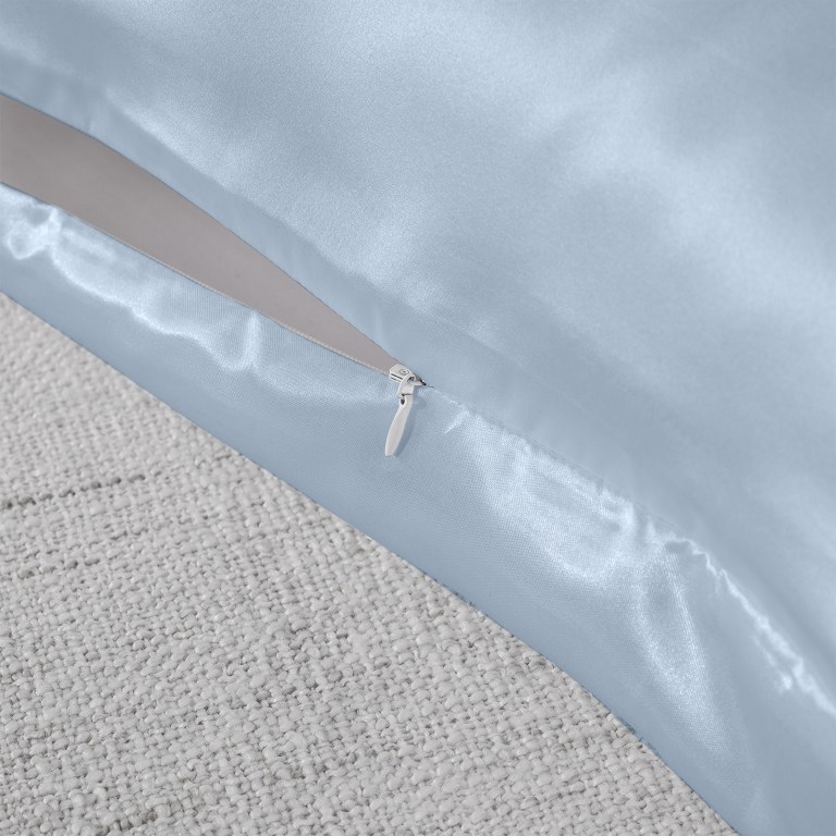royal comfort pure silk pillow case 100% mulberry silk hypoallergenic pillowcase soft blue