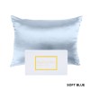 royal comfort pure silk pillow case 100% mulberry silk hypoallergenic pillowcase soft blue royal comfort pure silk pillow case 100% mulberry silk hypoallergenic pillowcase soft blue