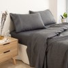 royal comfort 3000 thread count bamboo cooling sheet set king charcoal
