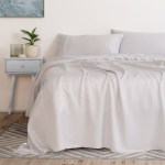 royal comfort 3000 thread count bamboo cooling sheet set king mid grey