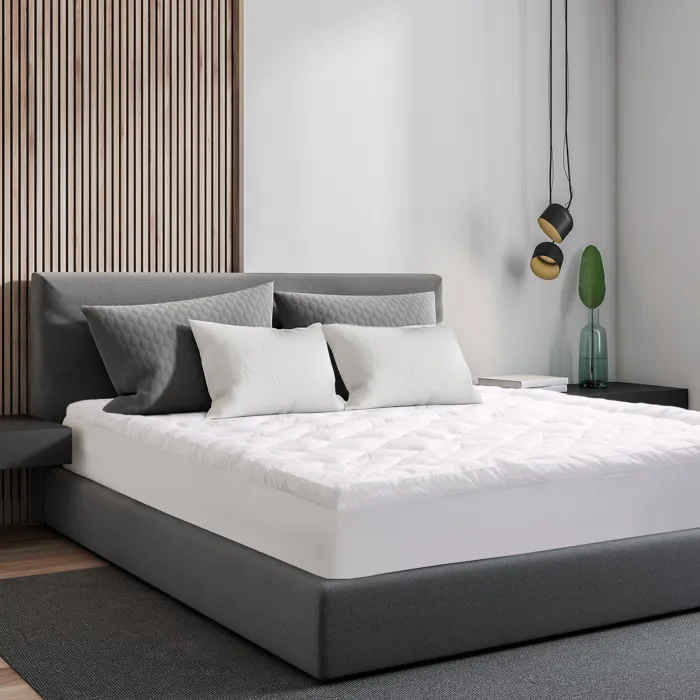 royal comfort 1200gsm deluxe 7 zone mattress topper luxury gusset breathable queen white royal comfort 1200gsm deluxe 7 zone mattress topper luxury gusset breathable queen white