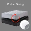 royal comfort 1200gsm deluxe 7 zone mattress topper luxury gusset breathable queen white royal comfort 1200gsm deluxe 7 zone mattress topper luxury gusset breathable queen white