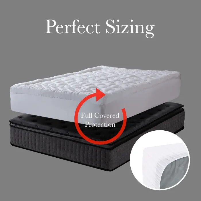 royal comfort 1200gsm deluxe 7 zone mattress topper luxury gusset breathable queen white royal comfort 1200gsm deluxe 7 zone mattress topper luxury gusset breathable queen white