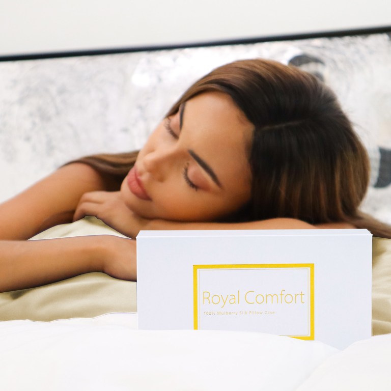 royal comfort mulberry soft silk hypoallergenic pillowcase twin pack 51 x 76cm ivory