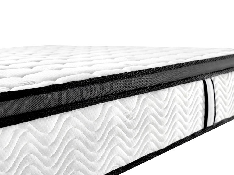 ergopedic mattress 5 zone latex pocket spring mattress in a box 30cm queen white grey black ergopedic mattress 5 zone latex pocket spring mattress in a box 30cm queen white grey black