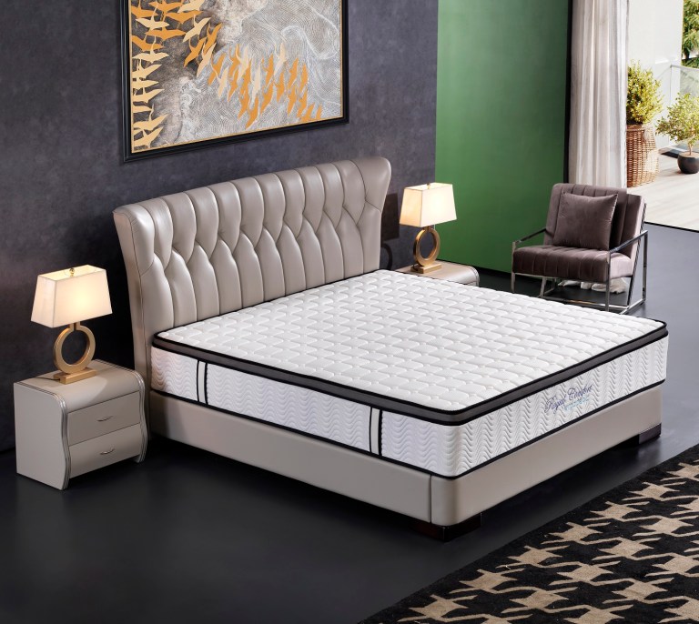 ergopedic mattress 5 zone latex pocket spring mattress in a box 30cm queen white grey black ergopedic mattress 5 zone latex pocket spring mattress in a box 30cm queen white grey black