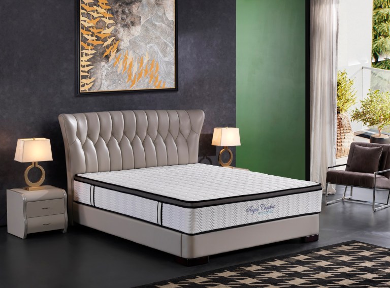 ergopedic mattress 5 zone latex pocket spring mattress in a box 30cm queen white grey black ergopedic mattress 5 zone latex pocket spring mattress in a box 30cm queen white grey black