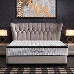 ergopedic mattress 5 zone latex pocket spring mattress in a box 30cm queen white grey black ergopedic mattress 5 zone latex pocket spring mattress in a box 30cm queen white grey black