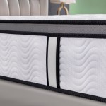 ergopedic mattress 5 zone latex pocket spring mattress in a box 30cm queen white grey black ergopedic mattress 5 zone latex pocket spring mattress in a box 30cm queen white grey black