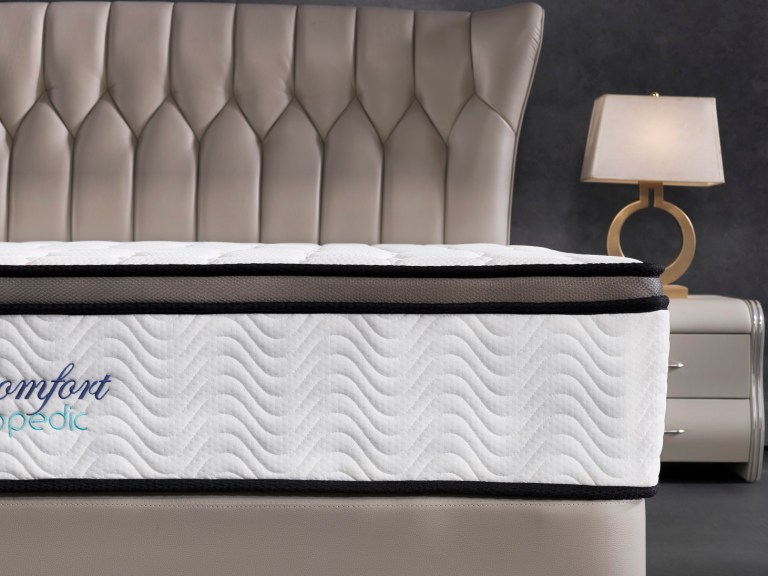 ergopedic mattress 5 zone latex pocket spring mattress in a box 30cm queen white grey black ergopedic mattress 5 zone latex pocket spring mattress in a box 30cm queen white grey black