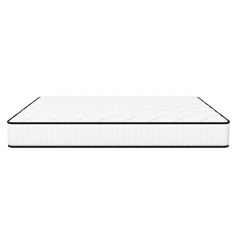 comforpedic mattress 5 zone medium support foam bonnell spring 21cm double white black