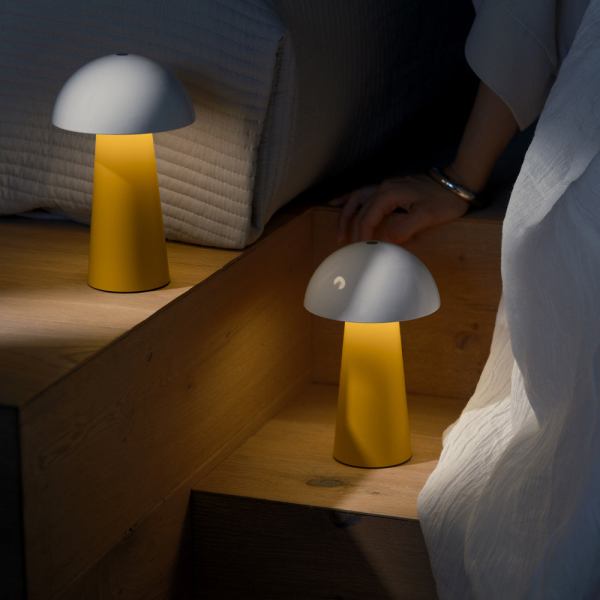 kreafunk bello lamp, portable and rechargeable mango burst kreafunk bello lamp, portable and rechargeable mango burst