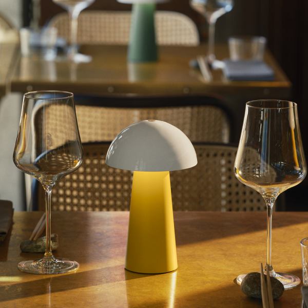 kreafunk bello lamp, portable and rechargeable mango burst kreafunk bello lamp, portable and rechargeable mango burst