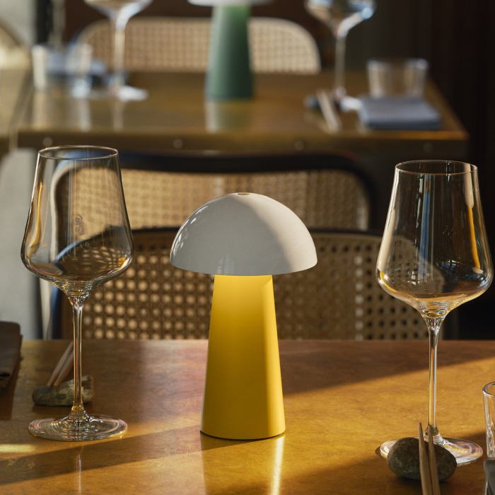 kreafunk bello lamp, portable and rechargeable mango burst kreafunk bello lamp, portable and rechargeable mango burst