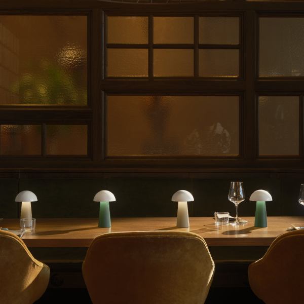 kreafunk bello lamp, portable and rechargeable nordic green kreafunk bello lamp, portable and rechargeable nordic green