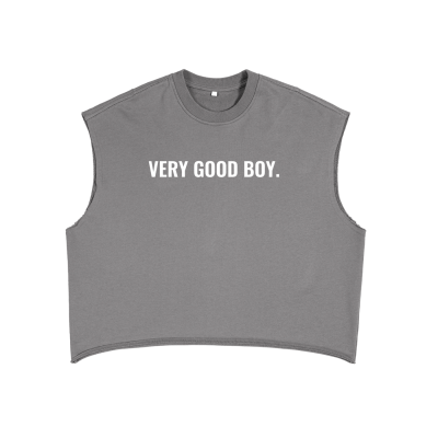 eveonsteve very good boy x tom mens boxy tank top