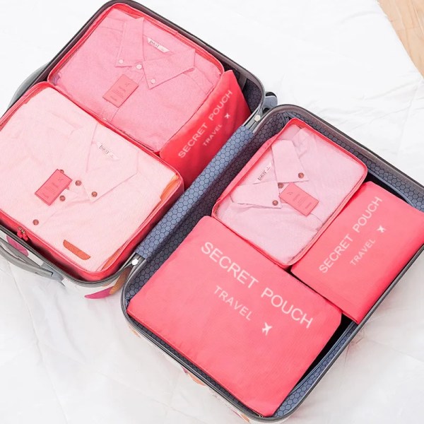 6 pcs travel luggage storage bags, versatile lightweight storage pouch, dustproof duffle bag 6 Pcs Travel Luggage Storage Bags, Versatile Lightweight Storage Pouch, Dustproof Duffle Bag 2